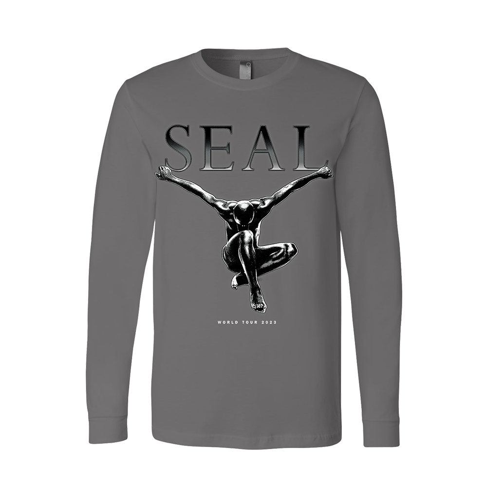 Grey Silhouette Long Sleeve Tee